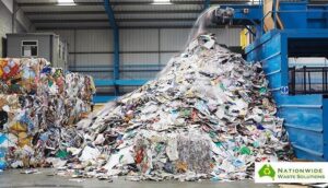 Picture of a paper recycling centre